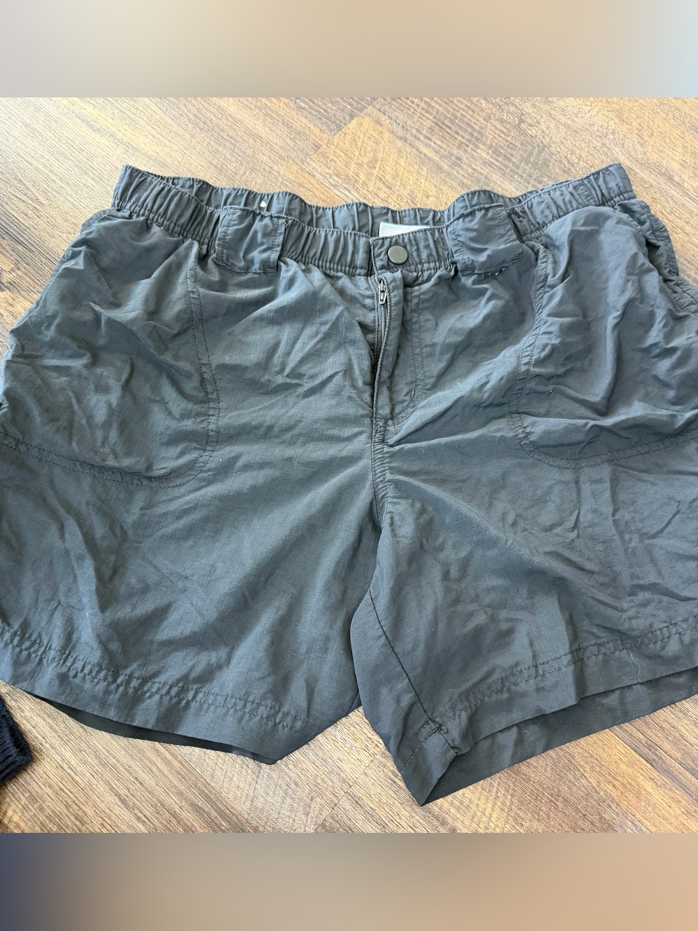 Columbia Black Athletic Pull-On Shorts